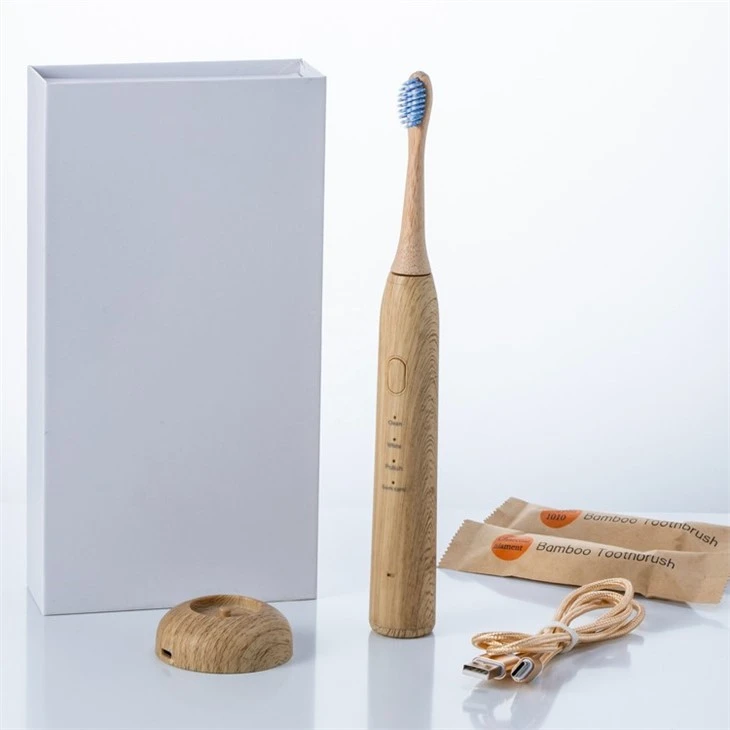 Bamboo Electric Sonic Replaceable Head Toothbrush