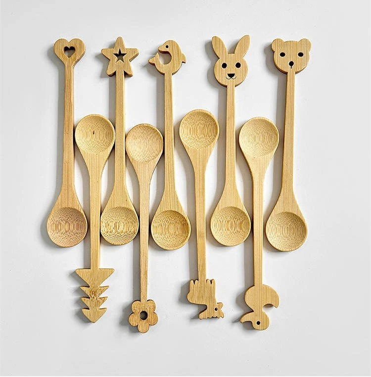 Kid Cartoon bamboo spoon