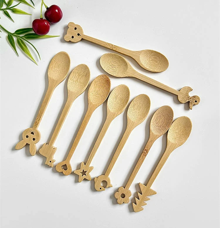 Cute Cartoon Bamboo Spoon