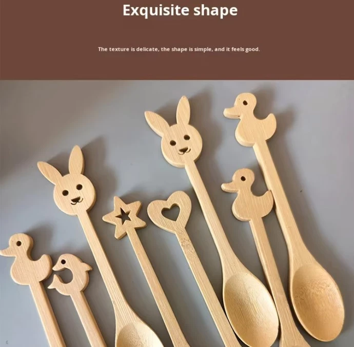 small bamboo spoons for icecream small bamboo spoons for icecream