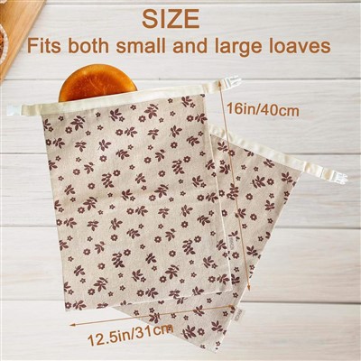 תיק לחם שעוות דבורים טבעי